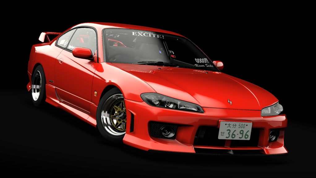 _Excite Nissan Silvia S15 -V2 EXTENDED-, skin Flame_Red