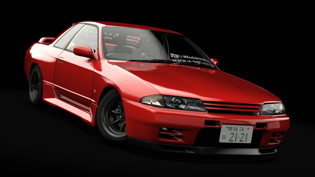 _Excite Nissan Skyline R32 GTS-t -V2 EXTENDED-, skin Red_Pearl
