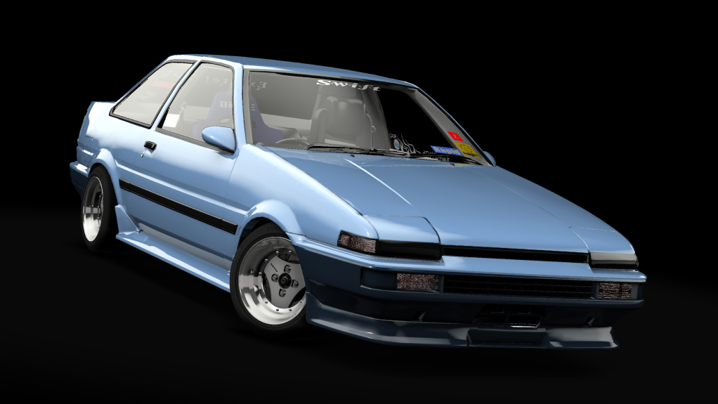 _Excite Toyota AE86 Coupe Trueno -V2 EXTENDED-, skin LtBlue_Blue
