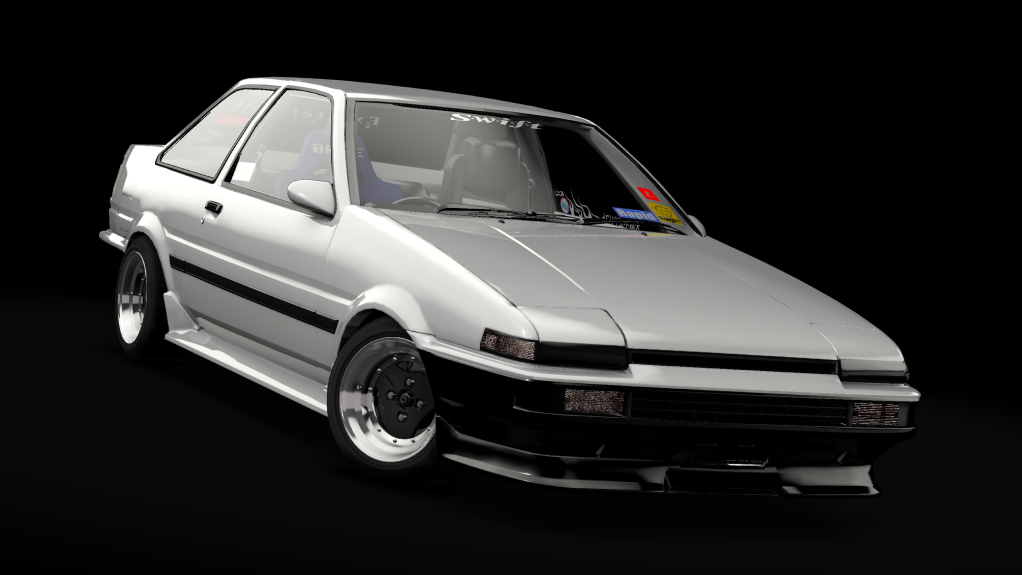 _Excite Toyota AE86 Coupe Trueno -V2 EXTENDED-, skin Panda