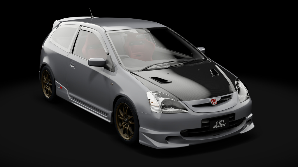 Honda Civic Type R EP3 Mugen, skin 01_Satin Silver