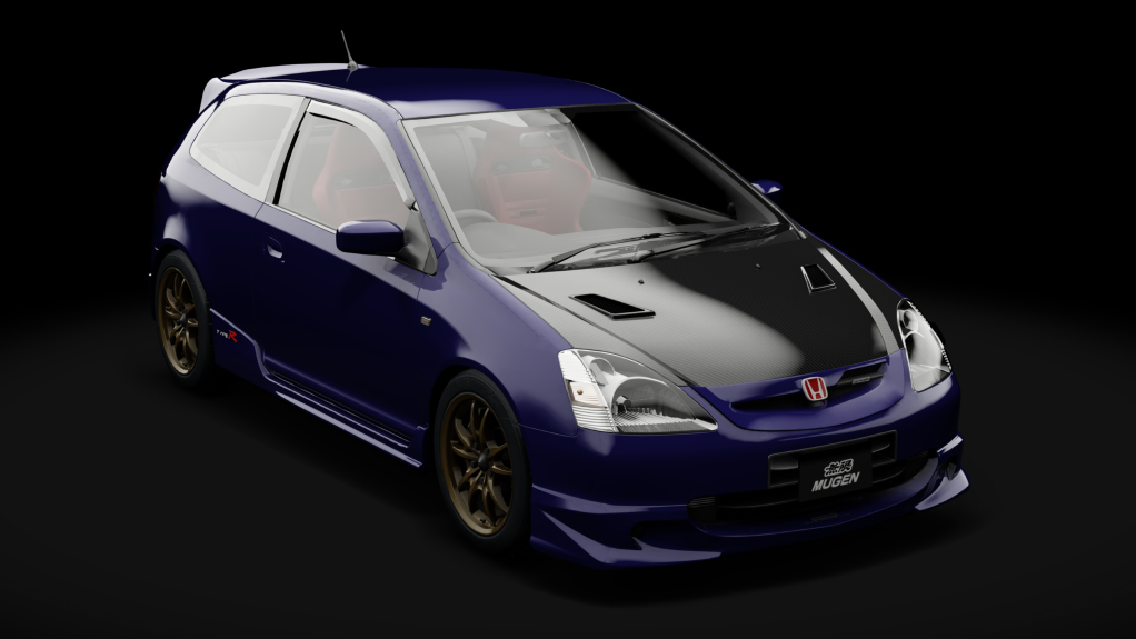 Honda Civic Type R EP3 Mugen, skin Blackberry Pearl