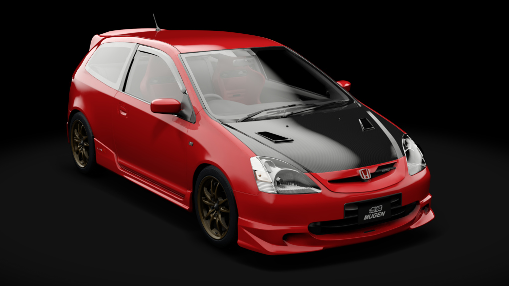 Honda Civic Type R EP3 Mugen, skin Milano RED