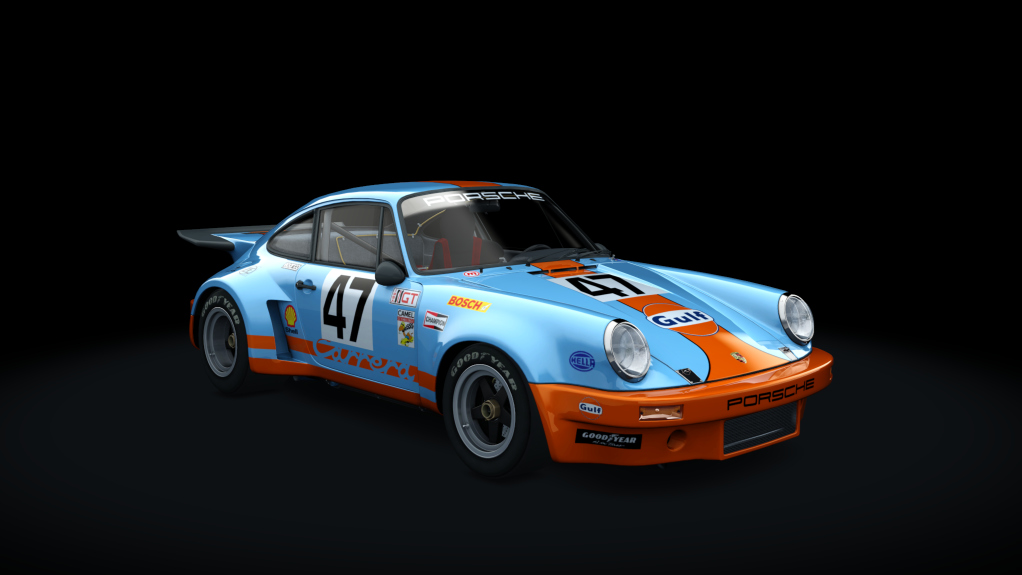 Porsche 911 Carrera RSR 3.0, skin 47_Gulf_Racing