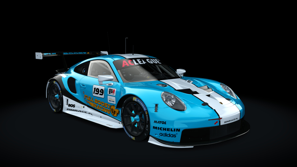 Porsche 911 RSR 2017, skin 199_POLLMANN