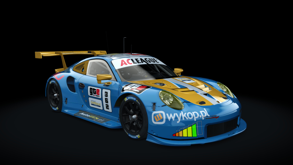 Porsche 911 RSR 2017, skin 362_el.loco.crooliko