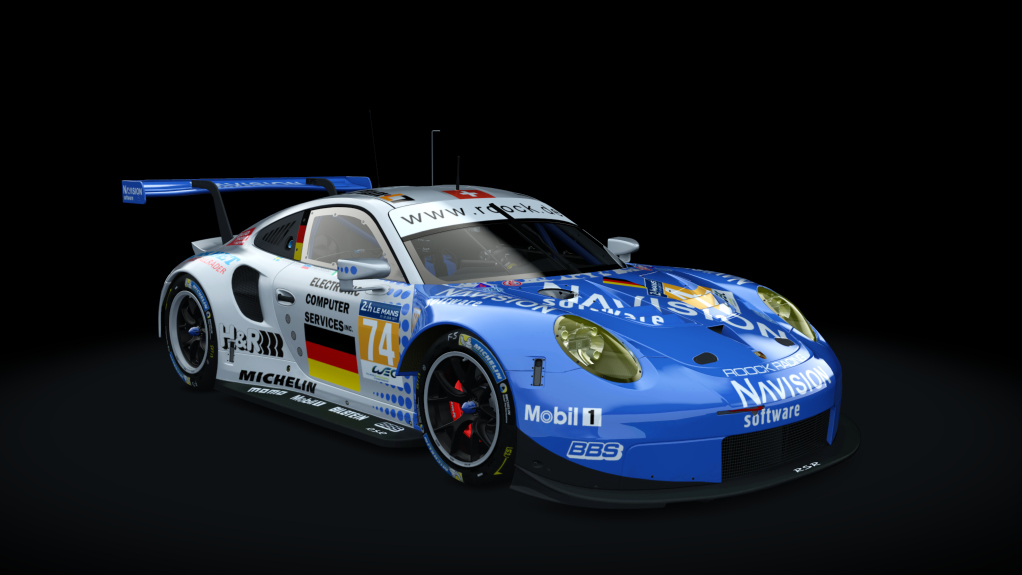 Porsche 911 RSR 2017, skin 74_Roock_Racing