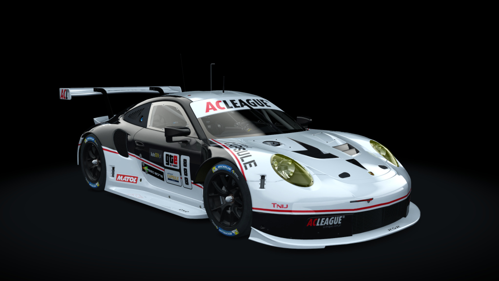 Porsche 911 RSR 2017, skin ACL_00_BLANK