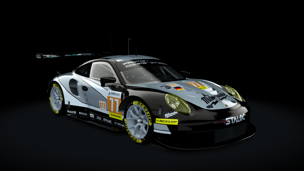 Porsche 911 RSR 2017, skin ELMS_ProtonCompetition77