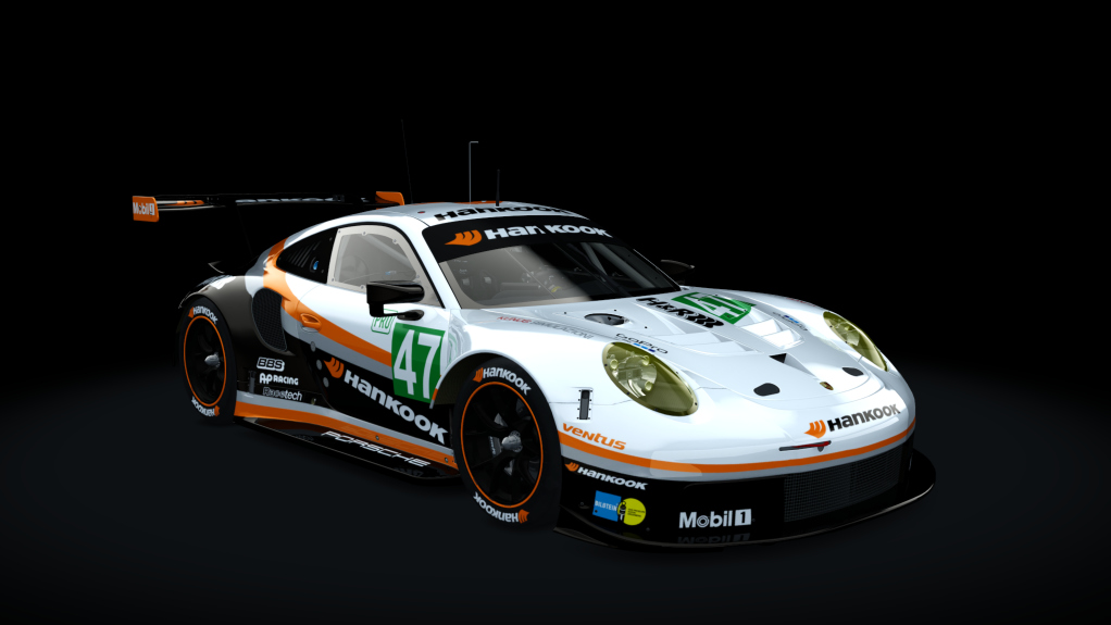 Porsche 911 RSR 2017, skin Hankook_47