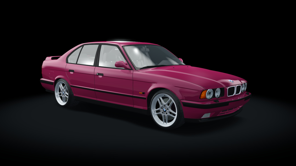 BMW M5 E34 Turbo Drift, skin Barbera_Red