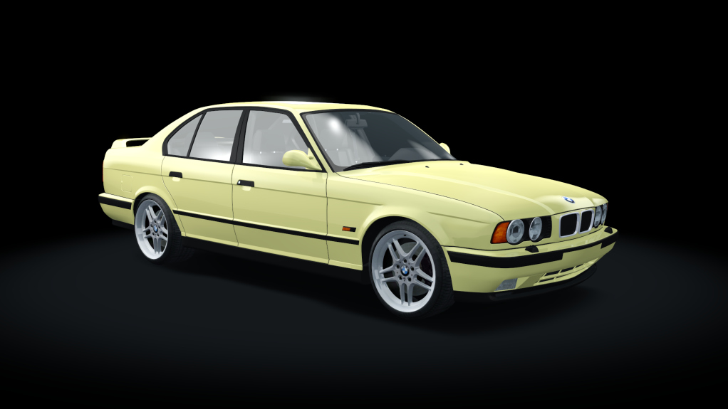 BMW M5 E34 Turbo Drift, skin Dakar_Yellow