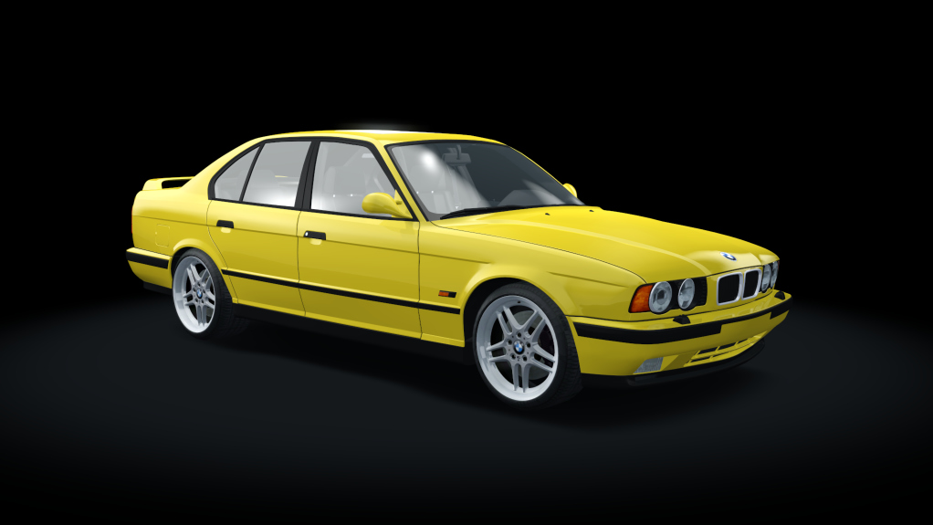 BMW M5 E34 Turbo Drift, skin Phoenix_Yellow