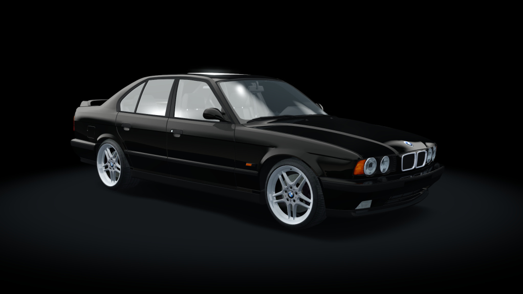 BMW M5 E34 Turbo Drift, skin black