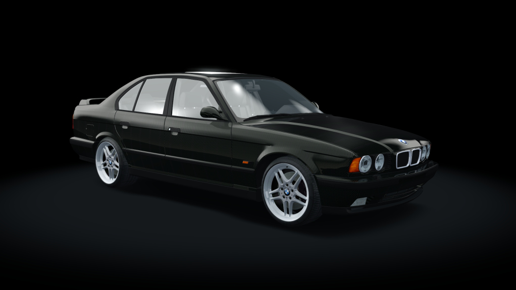 BMW M5 E34 Turbo Drift, skin carbone