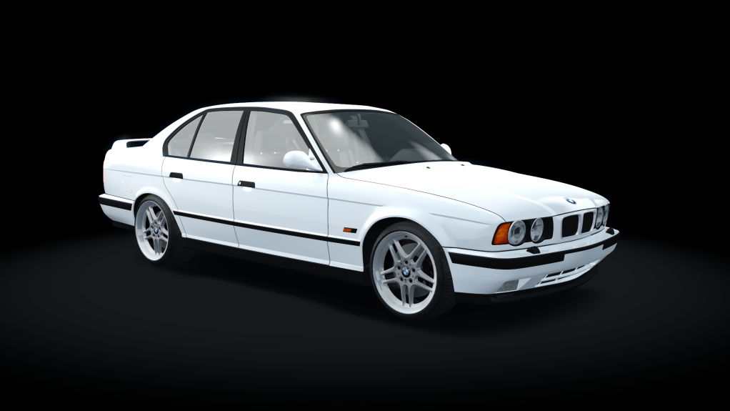 BMW M5 E34 Turbo Drift, skin polar_white