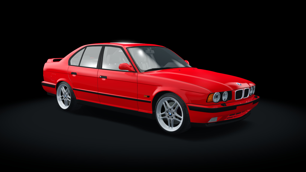 BMW M5 E34 Turbo Drift, skin red