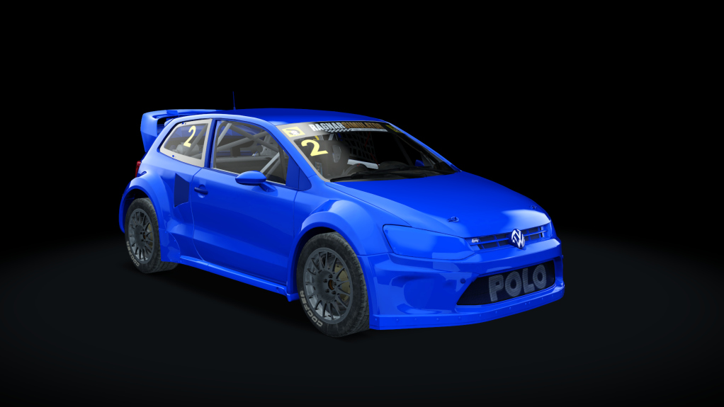Volkswagen Polo Berek, skin Niebieski