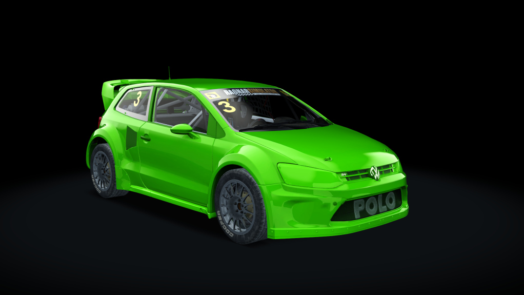 Volkswagen Polo Berek, skin Zielony
