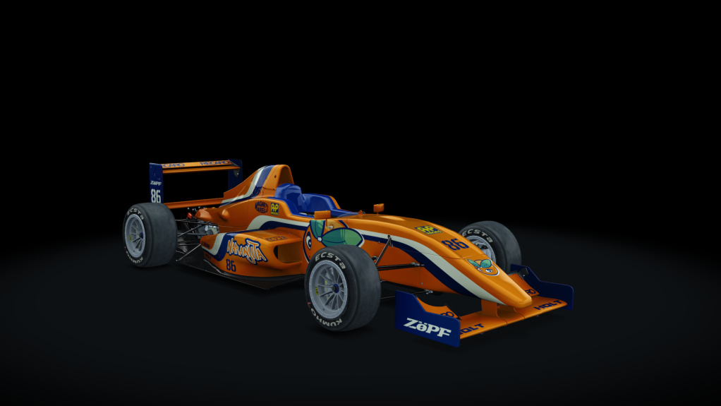 Tatuus FA01, skin 86-naranjita