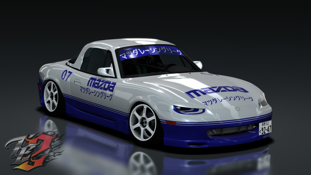 TE2 1999 Mazda Miata RaceSpot, skin Mazda_Racing