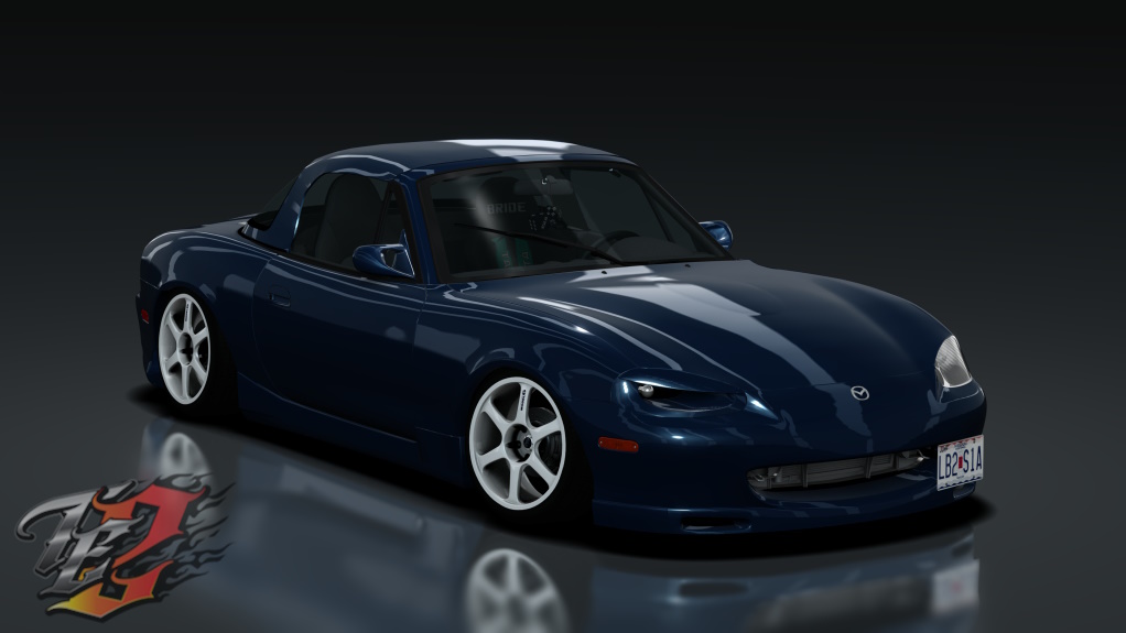 TE2 1999 Mazda Miata RaceSpot, skin Strato_Blue