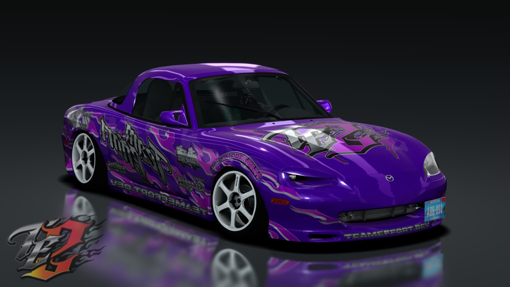TE2 1999 Mazda Miata RaceSpot, skin Team_Style